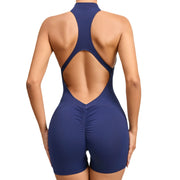 Women's Tight Zipper Yoga Bodysuit