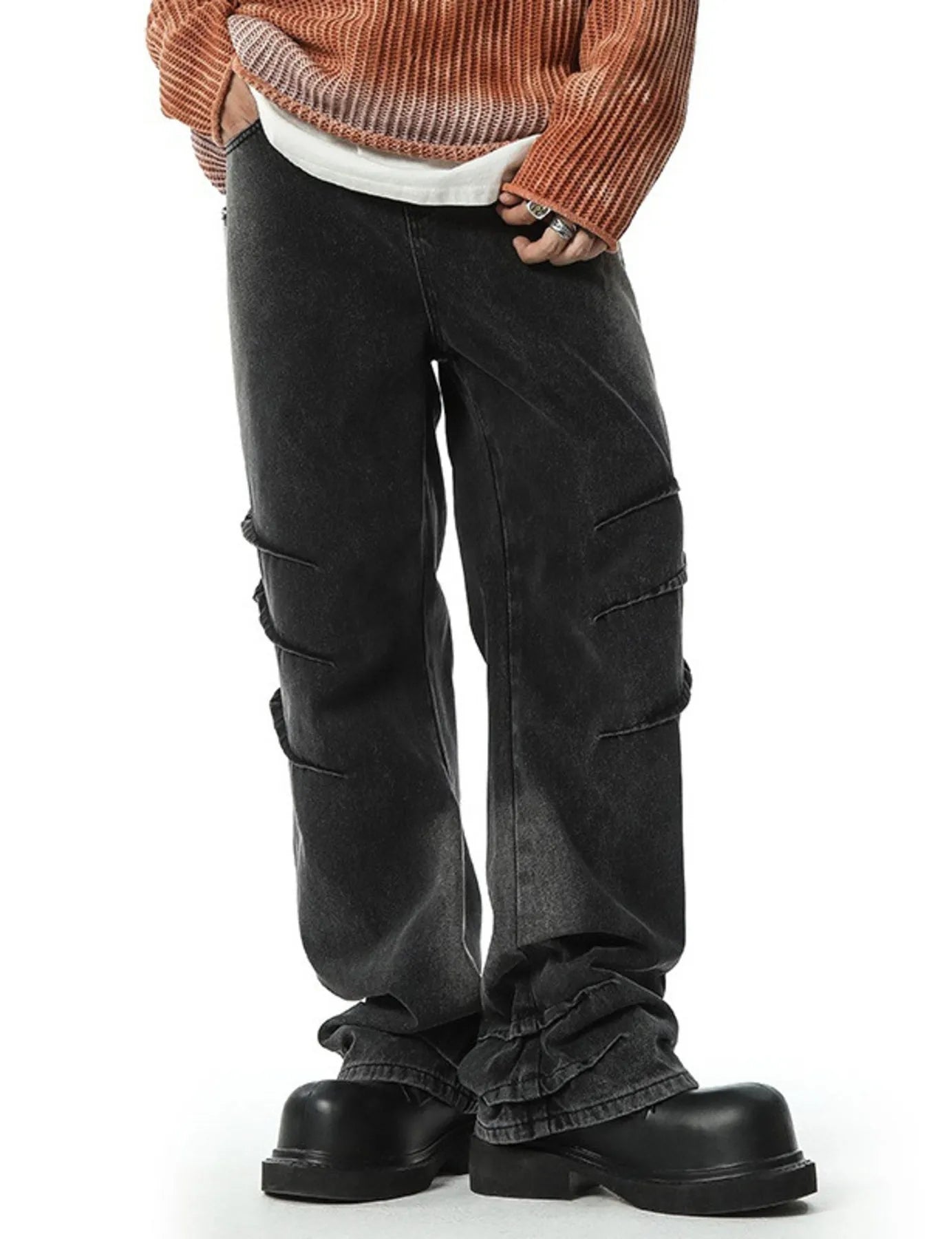 Men's Wide Leg Jeans