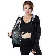 Long-sleeved hooded yoga wear