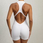 Women's Tight Zipper Yoga Bodysuit