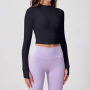 Yoga Clothes Women's Zipper Nude Feel